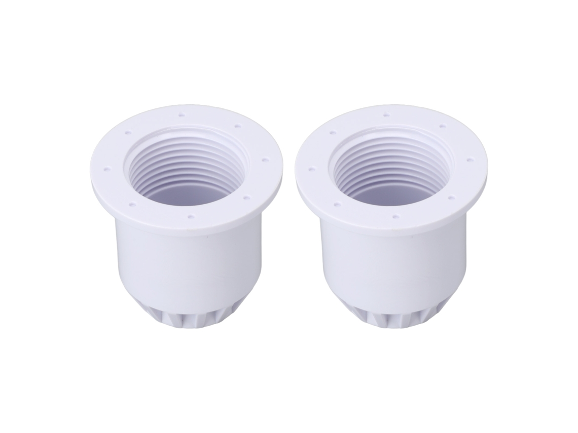 2 Adaptadores De Manguera De Pvc De 1,5 Pulgadas Para Calentador De Piscina Solarpro 4553