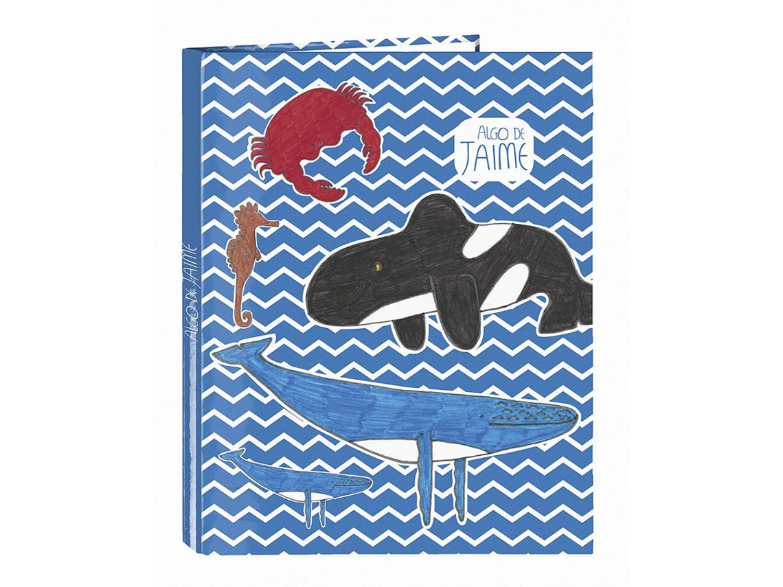 Dossier ALGO DE JAIME (Azul - Cartón - 33x27x4 cm)