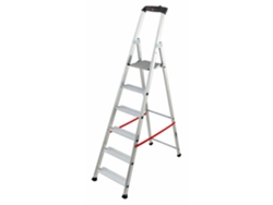 Hailo-8847-011-Escalera de tijera profesional Alu PRO (7 peldaños)