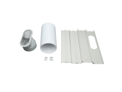 Kit De Sellado De Ventanas Para Unidad De Aire Acondicionado Portátil Con Manguera Ajustable De 5 Pulgadas (48,8 Pulgadas)