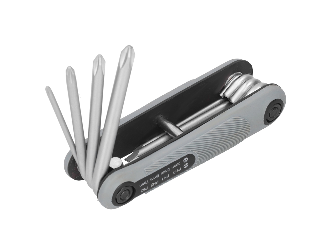 Llave Plegable 8 En 1, Llave De Cruz Portátil Multifuncional, Herramienta De Reparación De Acero Cromo-vanadio 0616c 6150