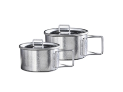 Bol Ligero Para Acampar Con Tapa Y Asa Plegable, Ideal Para Picnics Al Aire Libre, Senderismo Y Excursionismo.