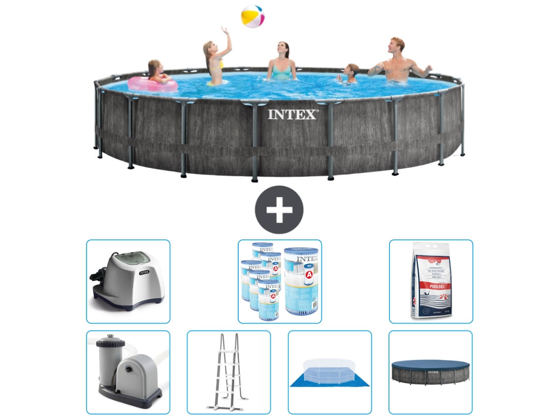 Piscina Tubular INTEX 26744GN-CB57 (24311 L - 549x122cm)