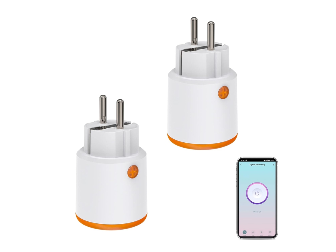 Extensión Chrui Smart Zigbee 16a Con Monitor (2 Unidades)