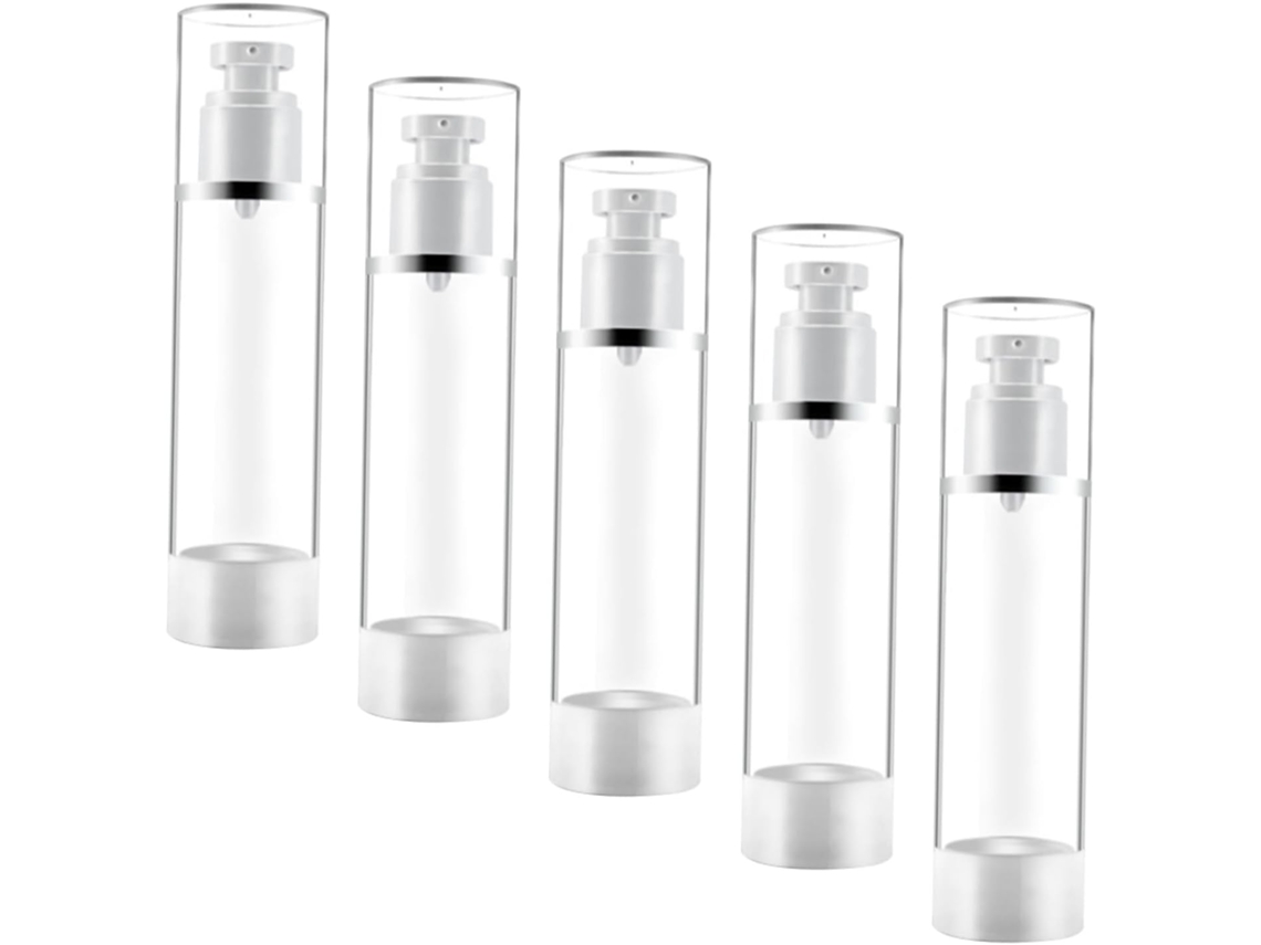 5 Pièces Frasco Pompe De Voyage Contenants Cosmétiques Distributeur Presser Les Botellas