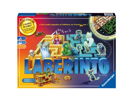 Juego de Mesa RAVENSBURGUER Laberinto Glow In The Dark (Edad Mínima: 8)