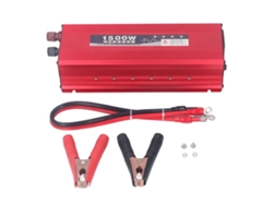 Inversor de onda sinusoidal pura de 1500 W, CC 24 V, CA 220 V, control remoto LED.