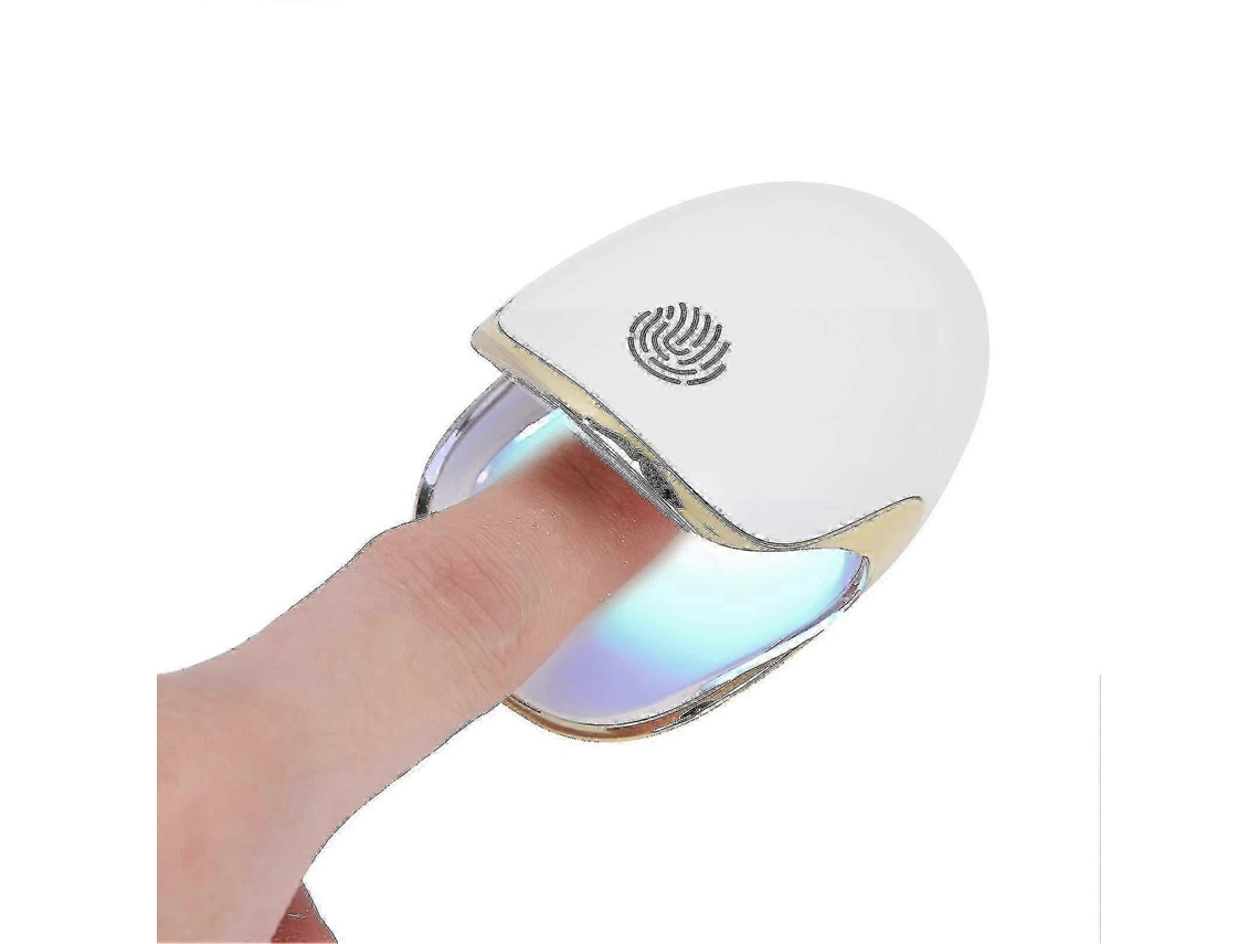 Mini secador de uñas con lámpara LED UV para un dedo, pequeño y portátil para un dedo Ly Ebike