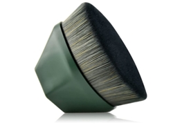 Brocha Kabuki Para Base De Maquillaje Con Cerdas Densas Y Suaves Para Bases Líquidas, En Crema Y Correctores - Verde Morandi