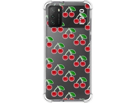 Carcasa Xiaomi POCO M3 / Redmi 9T TUMUNDOSMARTPHONE Cerezas Multicolor