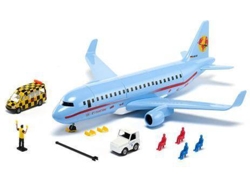 Vehículo SIKU Avión Comercial con Accesorios