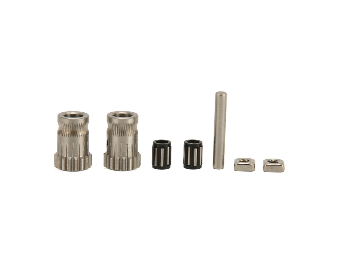Extrusor De Engranajes De Doble Accionamiento De Acero Inoxidable De 7 Piezas, Accesorio Para Impresora 3d