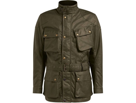 Abrigo para Hombre BELSTAFF Trialmaster Pro Verde para Motociclismo (XXL)