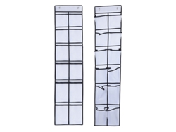 Organizador delgado para colgar en la puerta, blanco, juego de 2