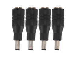 Adaptador Convertidor De Corriente Dc 6.0x4.4 Hembra A 5.5x2.1 Mm Macho Para Portátil (4 Unidades)