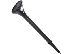 Lámpara Solar Led Negra Para Jardín De 0,5 W Con Sensor De Movimiento, Iluminación Exterior De Abs Resistente.