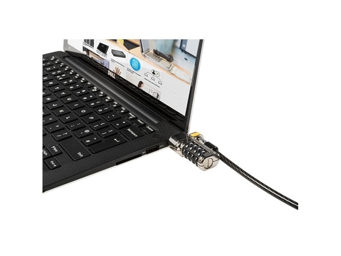 Candado de Seguridad DELL 461-Aaeu Chrome 1.8m Negro