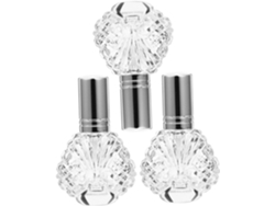 Juego De 3 Frascos De Perfume Portátiles Recargables Con Cierre Hermético Para
