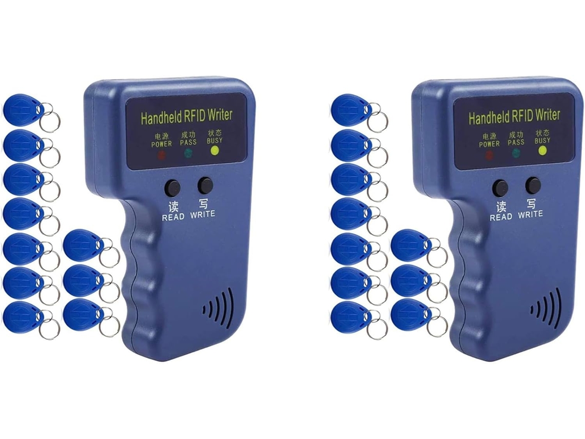 2 Lectores Duplicadores/copiadores Rfid Portátiles De 125 Khz