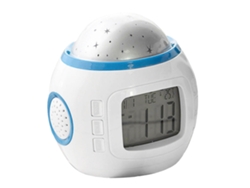 Reloj despertador digital Baok con proyección del cielo, retroiluminación, función de repetición de alarma, música y termómetro.