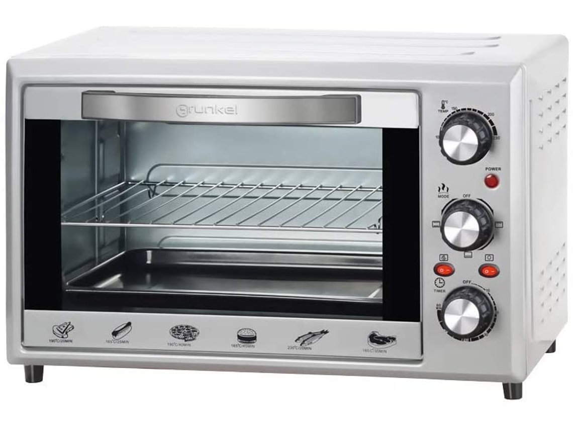Mini-horno GRUNKEL HR-28 SILVER (Capacidad 28 L - 1600 W)