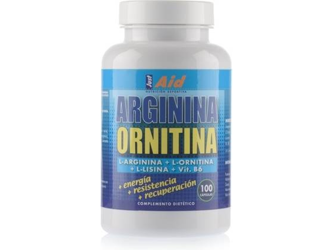 Complemento Alimentar JUST AID Arginina Ornitina (100 comprimidos)