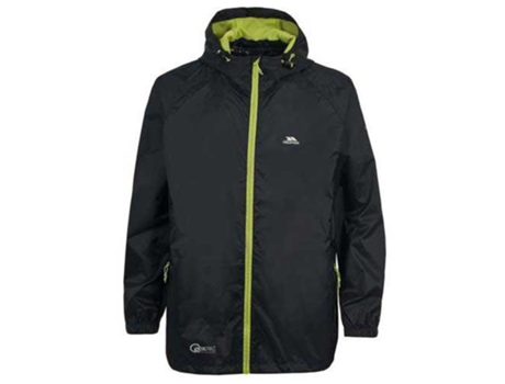 Abrigo para Hombre TRESPASS Qikpac Negro para Montaña (3 - 4 Años)