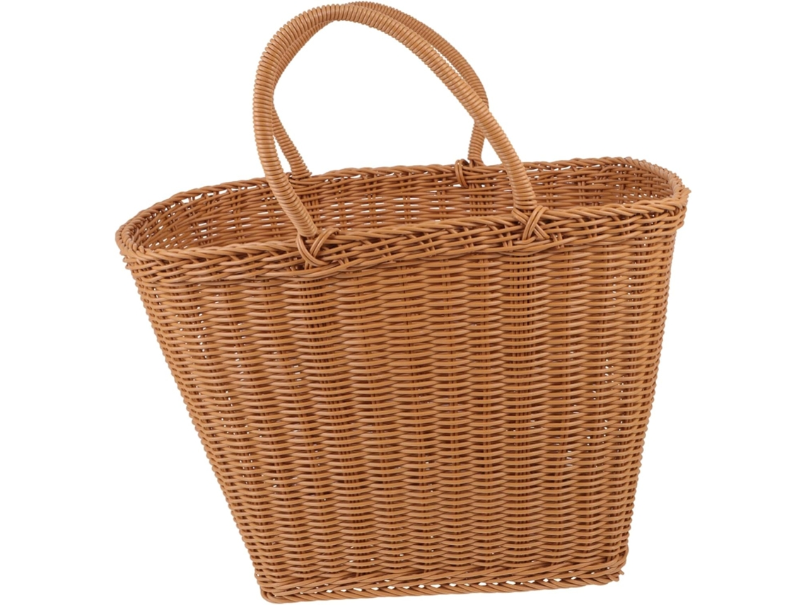 Panier De Rangement Style Rural Porte-œufs Tissé Décoratif Naturel