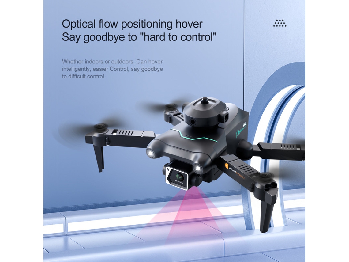 Mini Drone con cámara 4K HD Evitación de obstáculos de 360 (Cámara única - Duración de la batería: 15 min - Negro) YIZHOOD