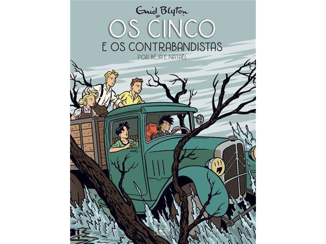 Libro Os Cinco e os Contrabandistas de Enid Blyton (Portugués)