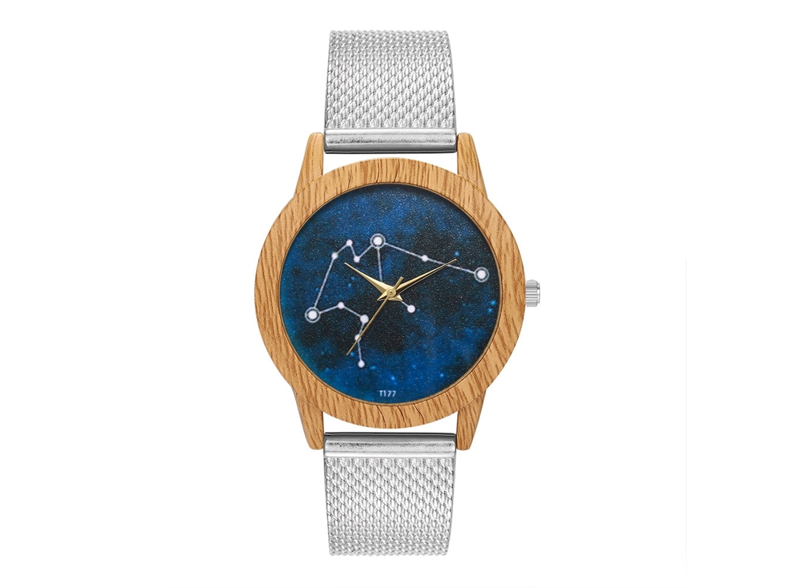 Reloj De Pulsera Unisex De Cuarzo Con Esfera Redonda Y Correa De Silicona (plateado)