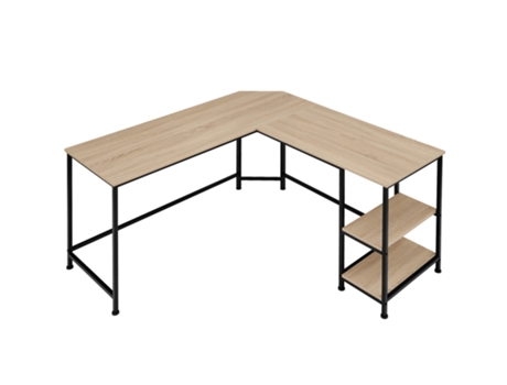 Escritorio Hamilton Office TECTAKE (Madera Industrial Ligera - Madera Mdf - 138 X 138 X 75,5 cm)