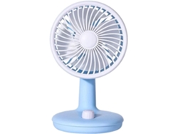 Ventilador De Mesa Portátil Ventilador Recargable Multifuncional Para Viajes Al Aire Libre Material: Plástico