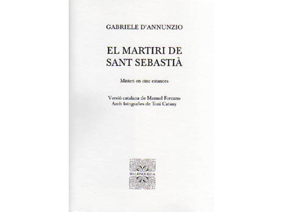 Libro El Martiri De Sant Sebastia de Gabriele D'Annunzio
