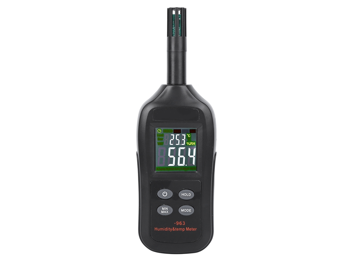 Termômetro-higrômetro Portátil Ua963 De Alta Precisão Com Display Lcd Digital Sensível