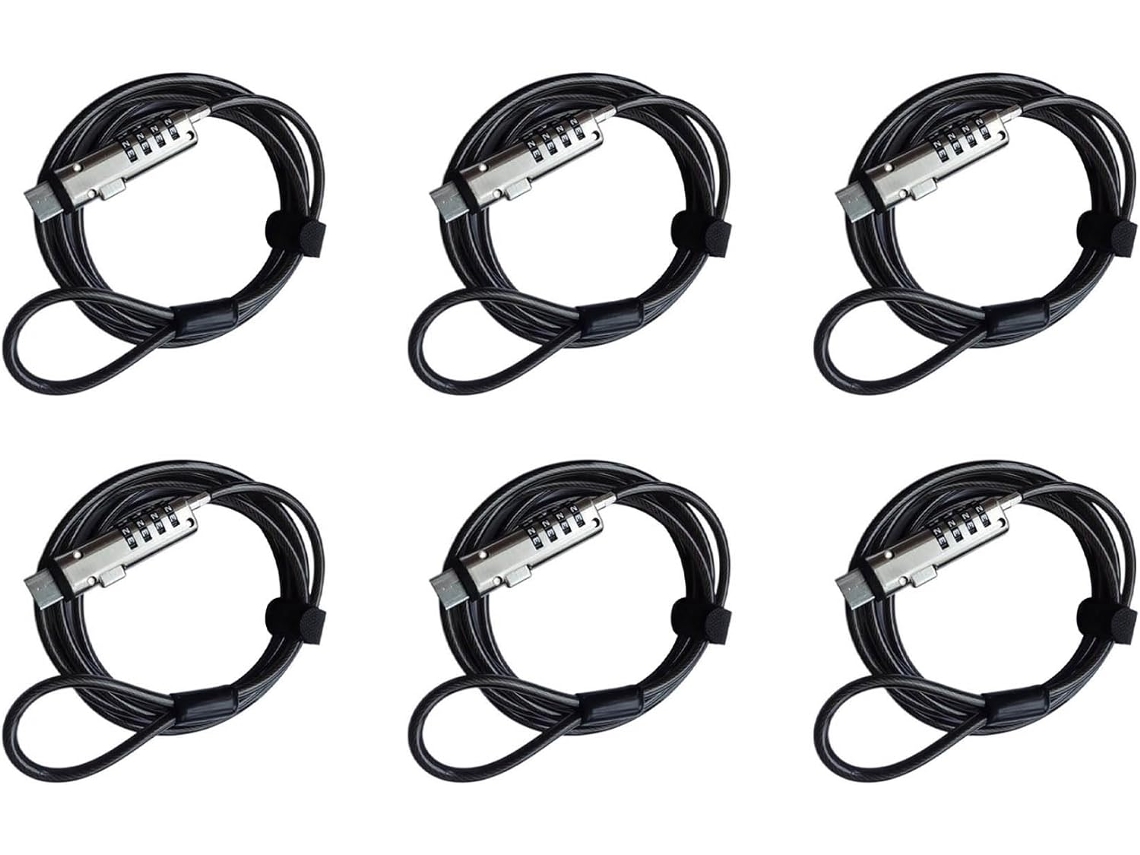 Bloqueo De Seguridad Usb Con Contraseña Antirrobo 6x, Utilizado Para La Función De Computadora Portátil
