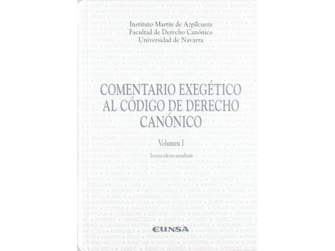 Libro Comentario exegético al código de Derecho Canónico de Instituto Martín De Azpilcueta (Español)