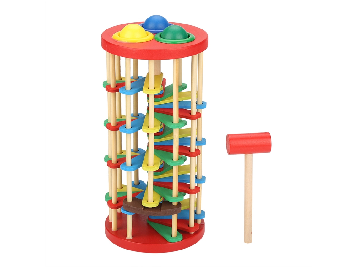 Escalera De Bolas De Madera Para Niños - Juguete Educativo Para El Desarrollo De La Inteligencia En Edad Preescolar