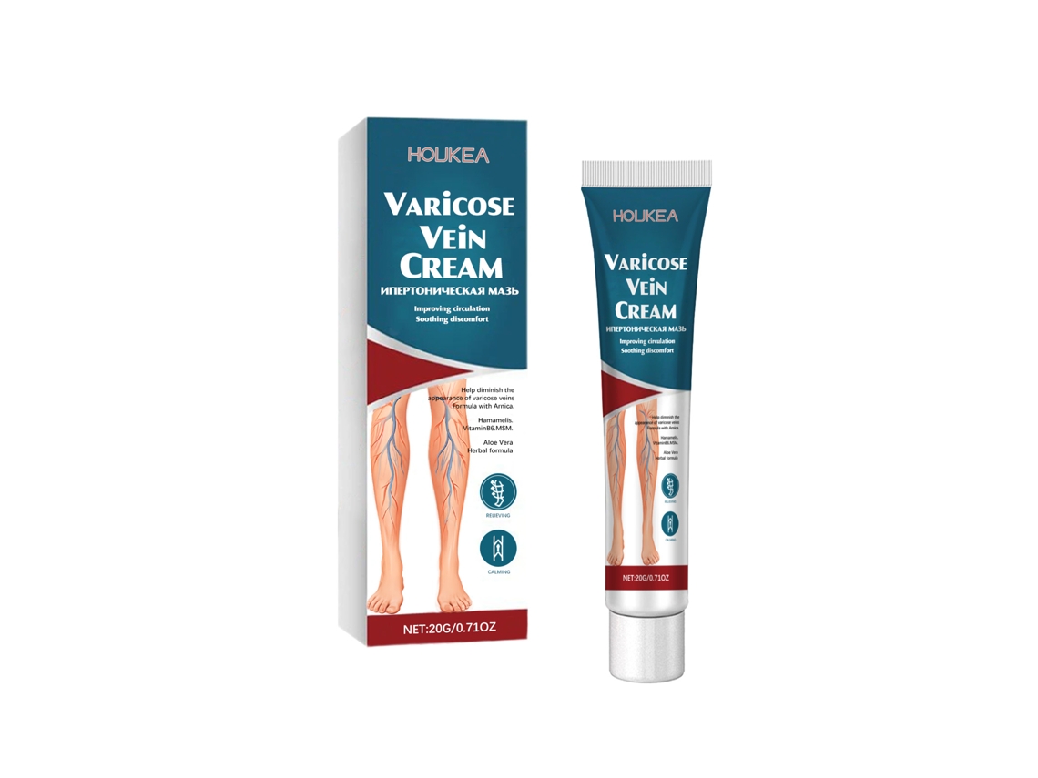 Crema nutritiva para aliviar el dolor de piernas con efecto rápido.