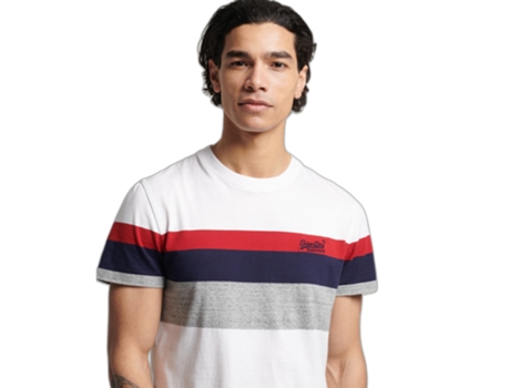 Camiseta para Hombre SUPERDRY (XL - Multicolor)