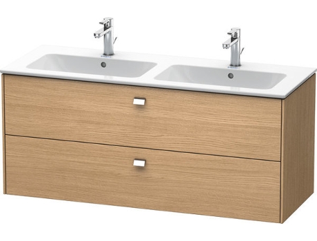 Mueble alto de pared DURAVIT Brioso 129,0 x 47,9 cm con 2 cajones incl. hueco para sifón y delantal para lavabo ME by Starck 233613