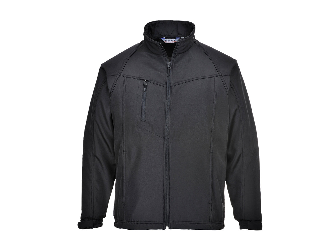 Chaqueta Softshell Oregon Para Hombre - Moderno Y Funcional Negro / S
