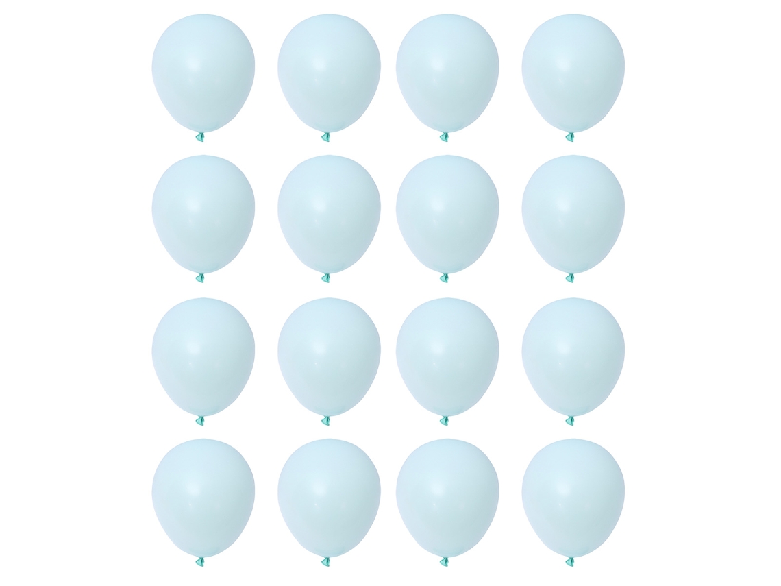 KOFIHETY Atractivas guirnaldas de globos para decoración de bodas, globos de látex azul macarrón de 30 cm, no tóxicos e inofensivos, ideales para fiestas.