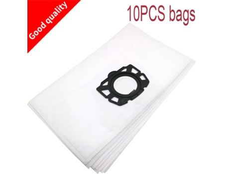 Bolsas de filtro de 10 piezas para Karcher Mv4 Mv5 Mv6 Wd4 Wd5 Wd6 para Karcher Wd4000 a Wd5999 reemplazo para la pieza #2.863-006