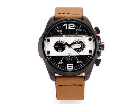 Reloj foWatch para Hombres Relojes analógicos de Cuarzo Impermeables para Hombres Relojes Deportivos Casuales - Concha Negra Negra LUUCOZK