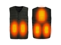 Jinwei-chaleco Caliente Con 3 Niveles De Control De Temperatura 5 Zonas De Calentamiento Ligero Usb Para Hombre Mujer Camping Senderismo Pesca