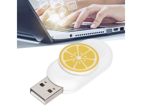 HURRISE Lemon U Disk Unidad Flash USB en Formato Innovador Portátil Duradera Estable Resistente a la Humedad Conector de Computadora 128Gb