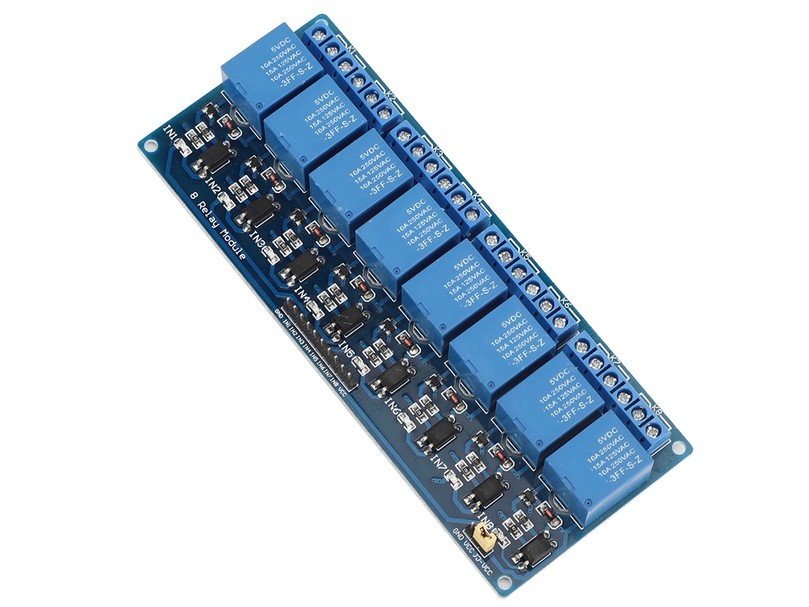 Yncm2026-módulo De Relé De 8 Vías 5v Accesorio Industrial Interruptor De Relé Duradero Para 51/avr/arm