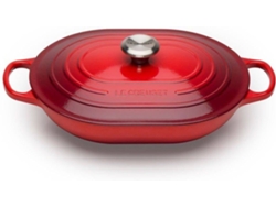 Cacerola LE CREUSET (Hierro - 31x25 cm - Rojo)