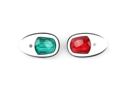 Luz De Navegación Impermeable Para Embarcaciones, Led Rojo Y Verde, 2 Unidades, Dc12v 3w